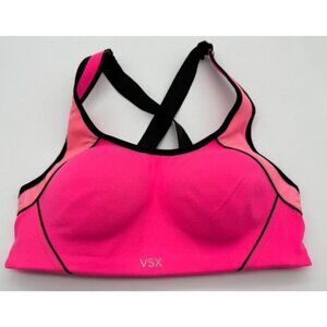 Victoria's Secret VSX Sport Sports Bra Padded Wireless Hot Pink No Wire Women's